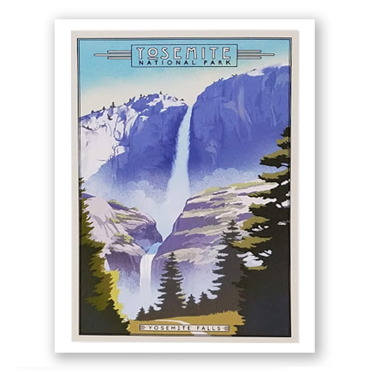 Yosemite Falls Poster 8X12