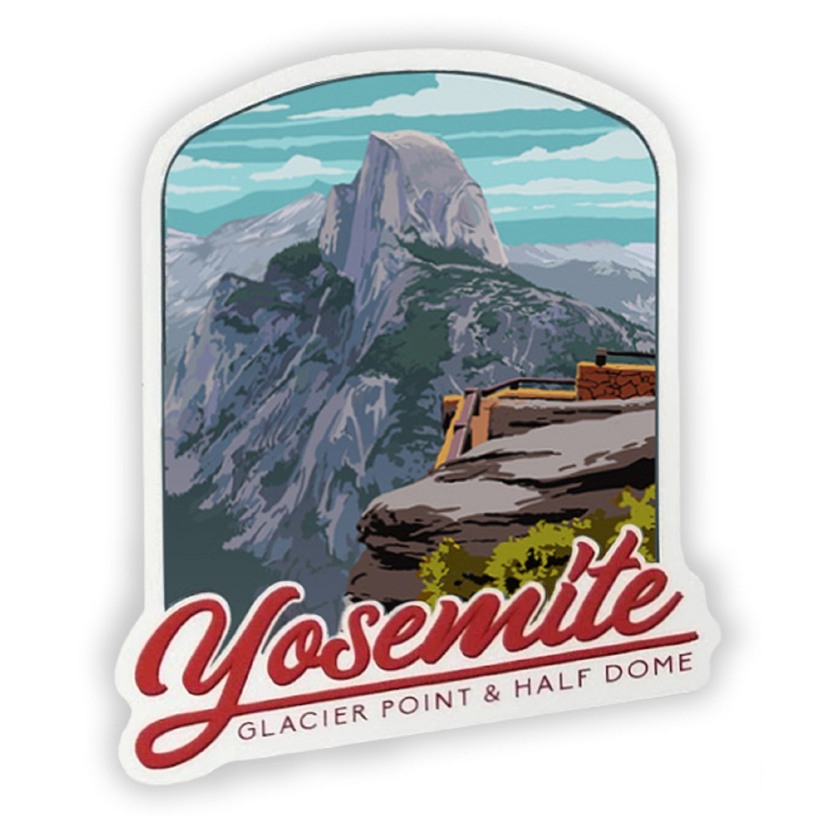 Glacier Point Sticker - Large