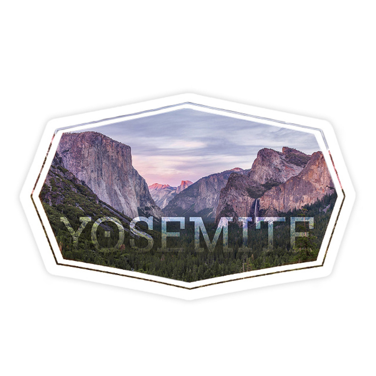 Tunnel View Sticker - Small