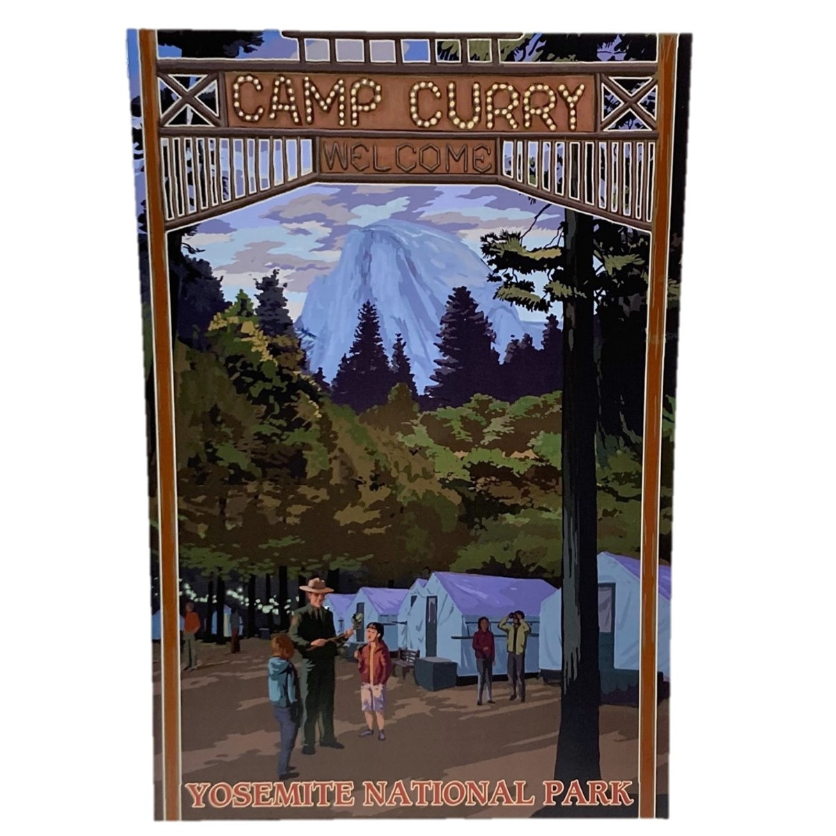 Camp Curry Sign Poster 12X18