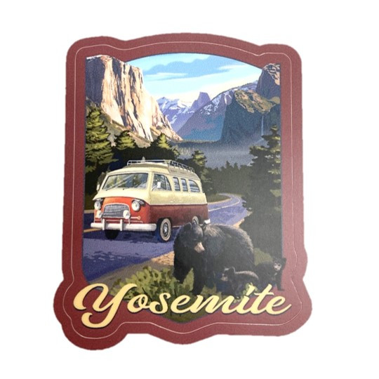 Vintage Van Sticker - Large
