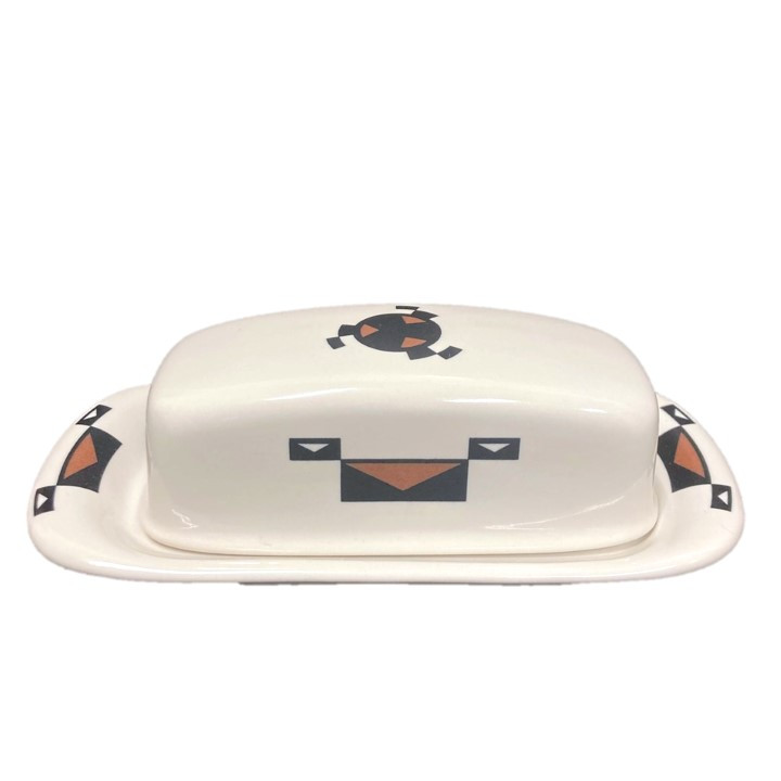 Ahwahnee China Butter Dish W/Lid