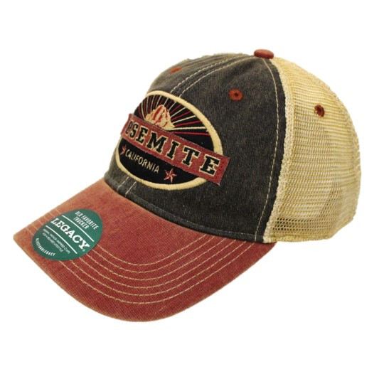Yosemite novelty hat v i n t a g e :: YS302002_BLK_YosemiteSpectrado  main image 2