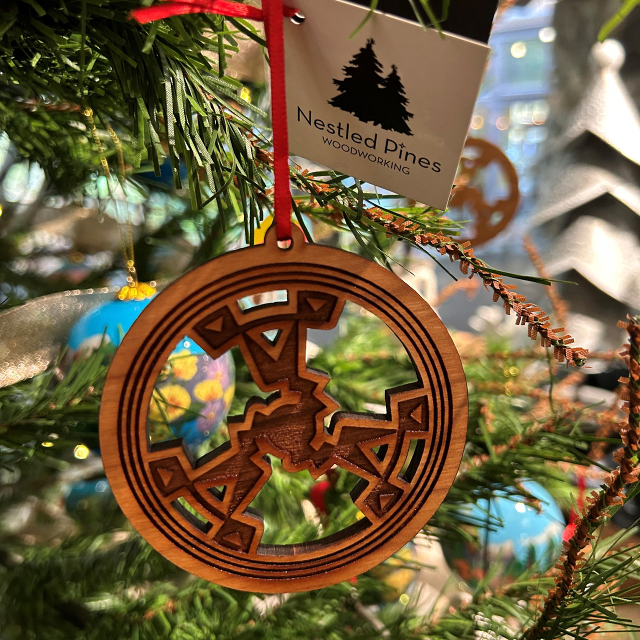 The Ahwahnee Logo Wood Ornament - Yosemite Online Store