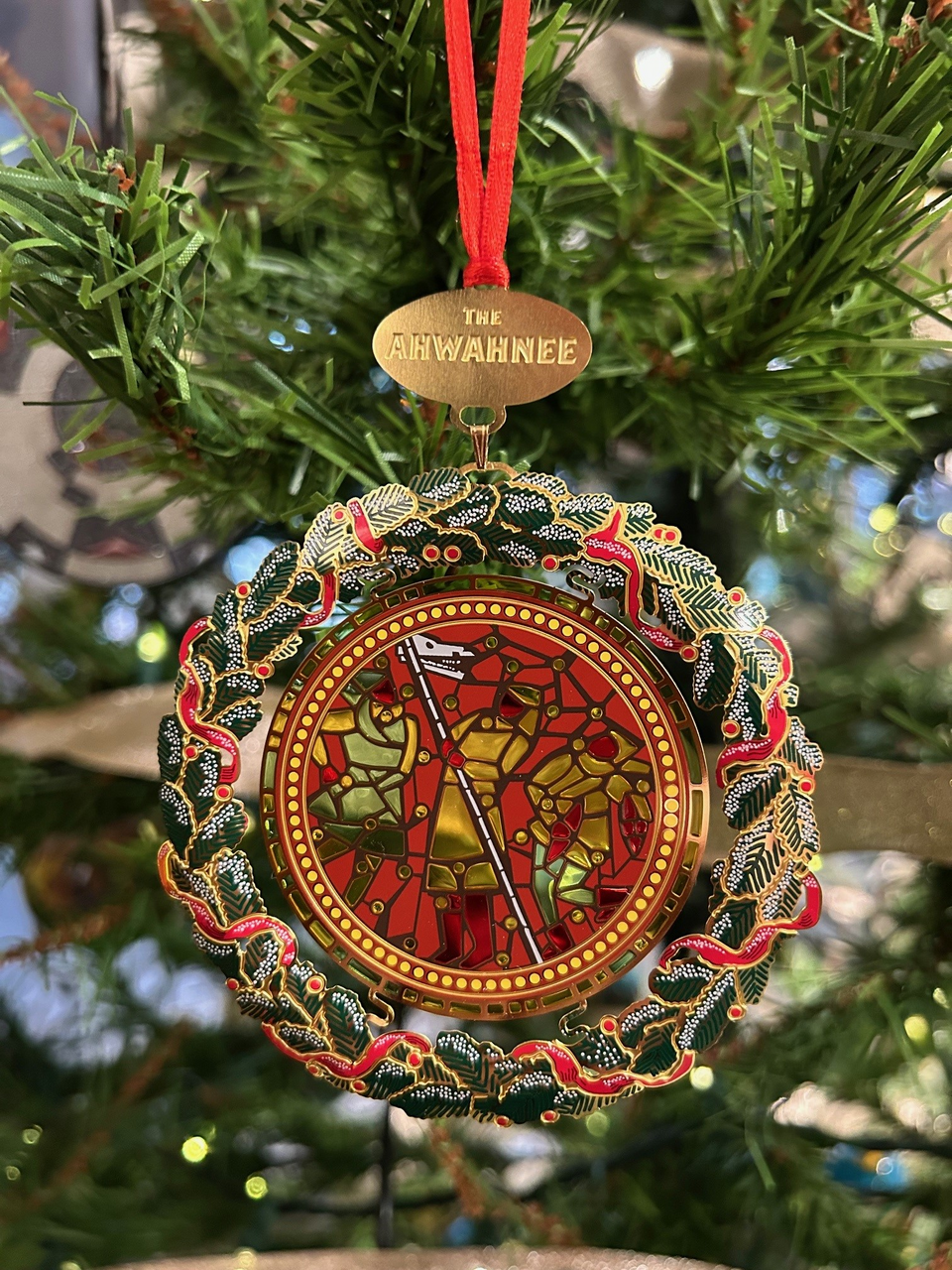 Bracebridge Rondel Ahwahnee Ornament - Yosemite Online Store
