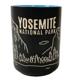 Yosemite Valley Etched Skyline Mug