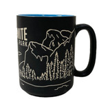 Yosemite Valley Etched Skyline Mug