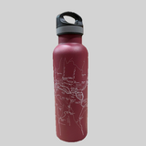 Yosemite Valley Map Water Bottle