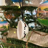 Ahwahnee China Oatmeal Bowl Ornament 2.5"