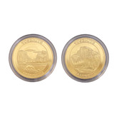 Coin - Gold Half Dome and Valley View