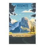 Glacier Point Road Poster 12X18
