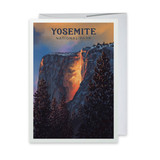 Yosemite Firefall Notecard
