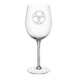 The Ahwahnee Etched Wine Glass