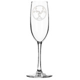 The Ahwahnee Etched Champagne Glass