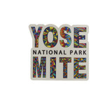 Yosemite Word Art Magnet