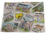 Tea Towel Postage Stamp Yosemite
