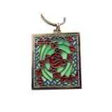 The Ahwahnee Stained Glass Window Keychain