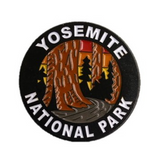 Yosemite Trees Colors Pin