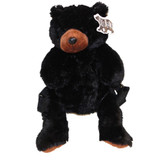 Plush Black Bear Backpack