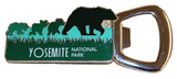 Yosemite Bear Trails Bottle Opener Magnet