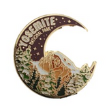 Half Dome Crescent Moon Pin