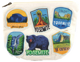 Yosemite Patches Canvas Pouch