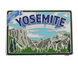 Yosemite Valley View Postcard Pin