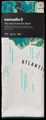 National Parks Map Nomadix Towel