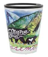 Mama Bear Frosted Yosemite Shot Glass