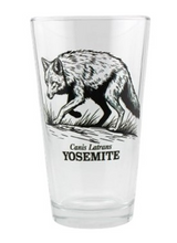 Coyote Sketch Yosemite Pint Glass