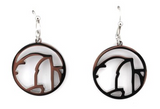 Half Dome Silver Earrings