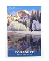 Half Dome Winter Notecard