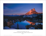 Alpenglow On Cathedral Peak Special Edition Print