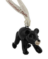 Black Bear Glass Ornament Black Bear Glass Ornament