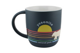 Retro Stripes Etched Bears Mug