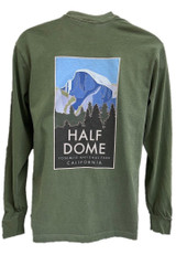Mens Half Dome Deco Long Sleeve Tee