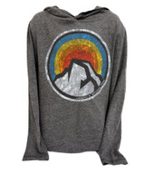 Youth Spiral Half Dome Long Sleeve Hooded Tee