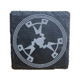 Ahwahnee Logo Slate Coaster
