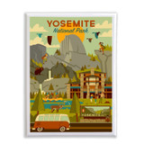 Geometric Yosemite Magnet
