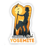 Hike Like Girl Sticker - Large Hike Like Girl Sticker - Large