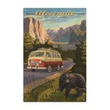 Vintage Van Wood Postcard