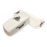 Ahwahnee China Butter Dish W/Lid