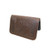 Half Dome Leather Card Holder - Chocolate