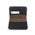 Half Dome Leather Card Holder - Chocolate