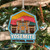 The Ahwahnee Irid Pattern Ornament