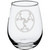 The Ahwahnee Etched Stemless Wine Glass