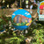 Yosemite Half Dome Scene Glass Ornament