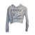 Women's Hood Happy Camper Crop Sweatshirt