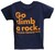 Youth Go Climb A Rock Tee -NAVY