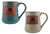 Tankard Half Dome Plaque Stoneware Mug